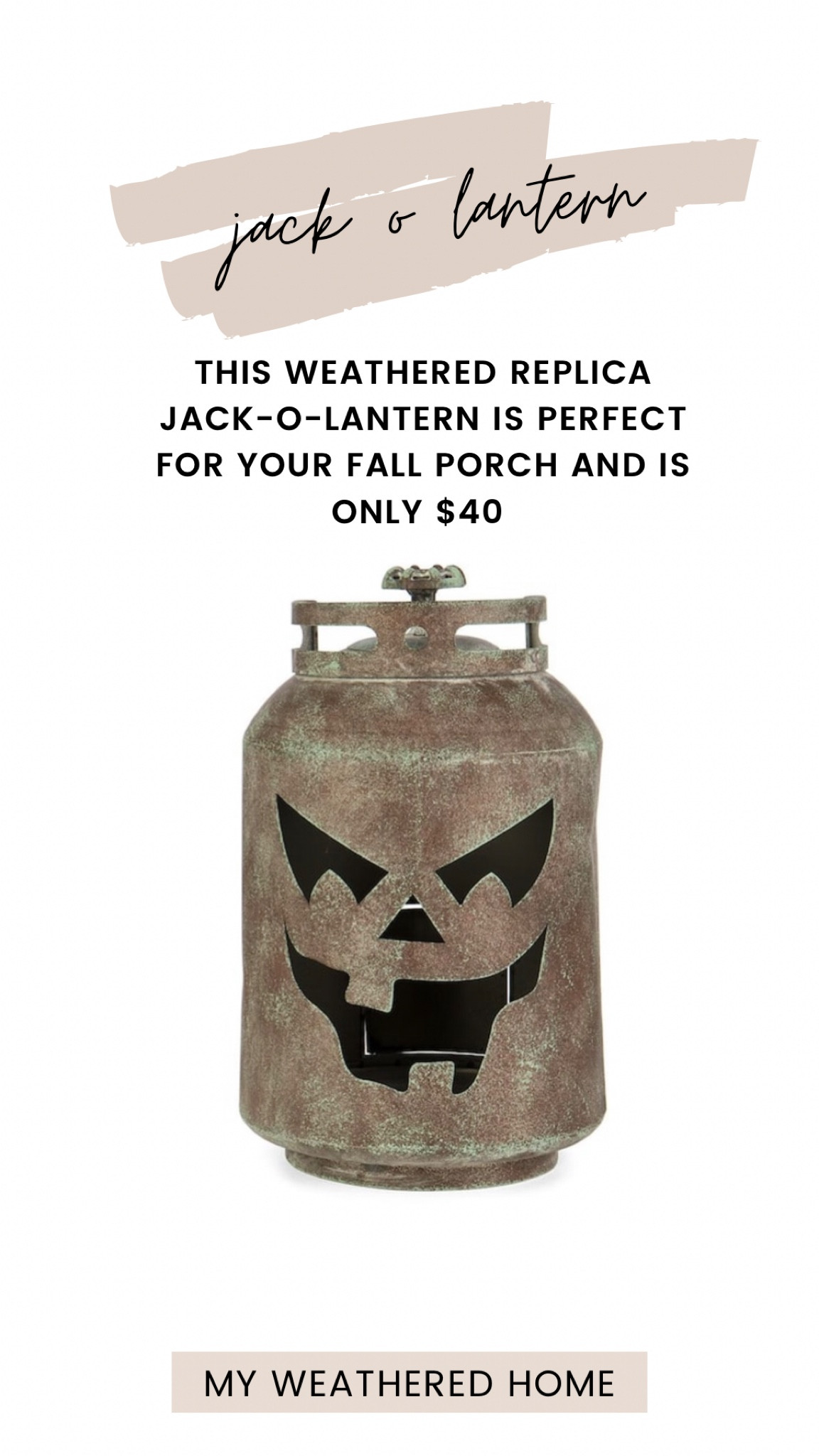 Jack o lantern 

#LTKhome #LTKSeasonal