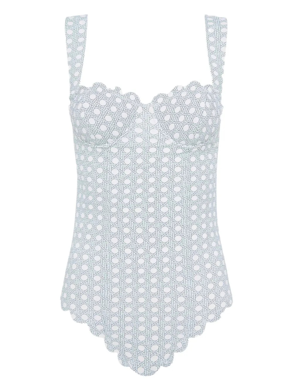 La Roche Maillot cane-print swimsuit | Farfetch Global