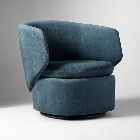 Crescent Swivel Chair | West Elm (US)