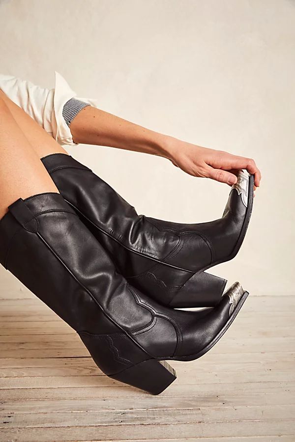 Brayden Tall Boots by FP Collection at Free People, Black, EU 39.5 | Free People (Global - UK&FR Excluded)