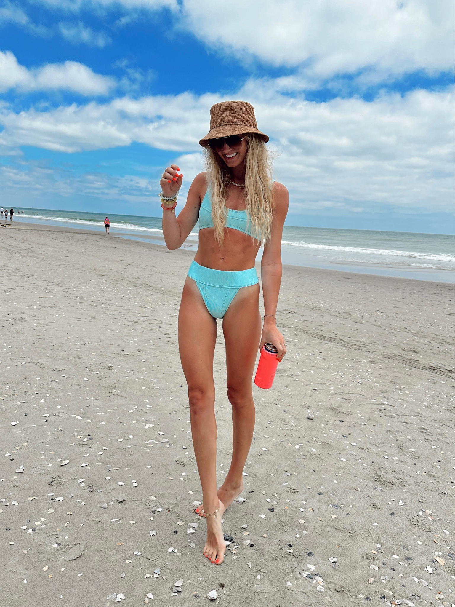 FP bikini - wearing size S in top & bottom! Linked my hat, sunnies, brumate, and similar necklace!

#LTKunder50 #LTKswim #LTKstyletip