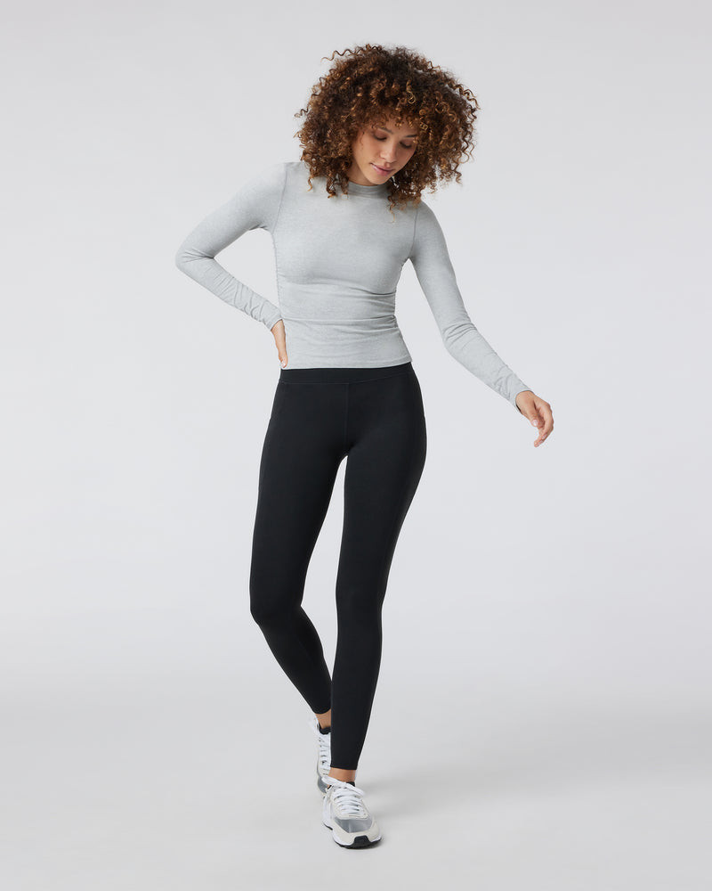 Long Sleeve Halo Ruched Tee | Vuori Clothing (US & Canada)