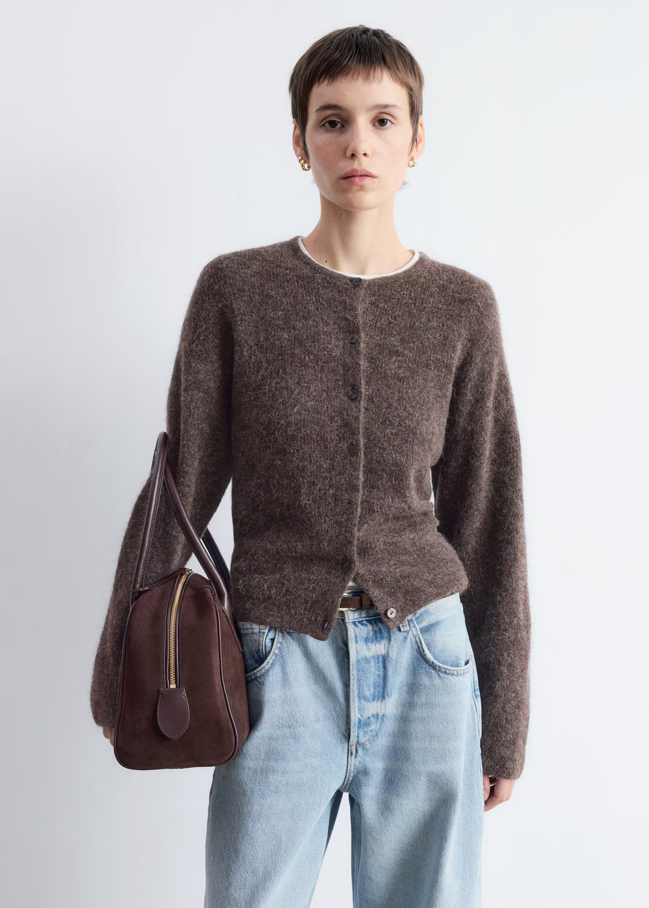 Alpaca-Blend Knitted Cardigan | H&M (UK, MY, IN, SG, PH, TW, HK)