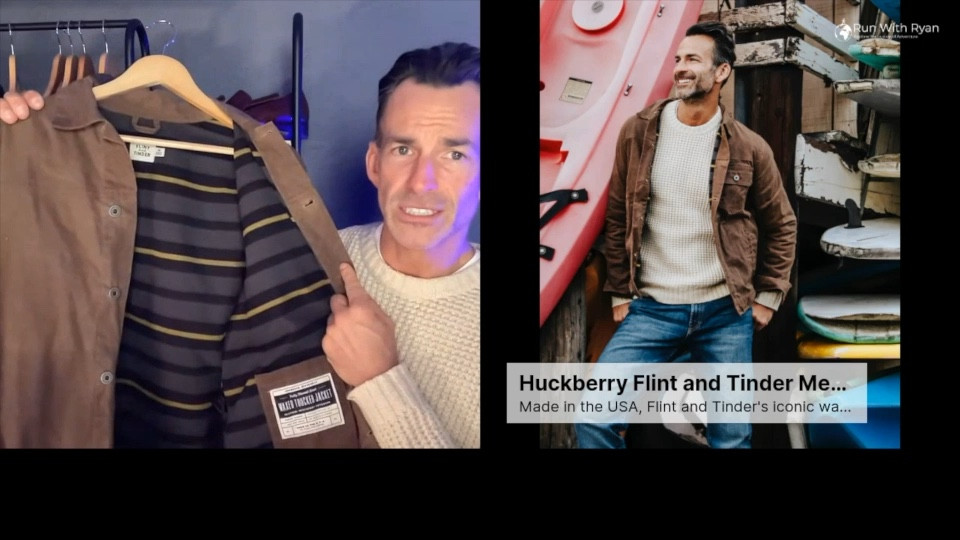 Men’s winter style he can cozy into while looking sharp and on top of his fashion game! The Huckberry Flint and Tinder Waxed Canvas Jacket is just one of the incredible pieces we featured recently on the Luxury of Adventure Amazon Storefront. Shop some of the items here, but turn to http://runwithryan.org/winterstyle for the full Live Chat and all the menswear essentials for the winter season ahead!↣ 

#LTKSeasonal #LTKVideo #LTKmens