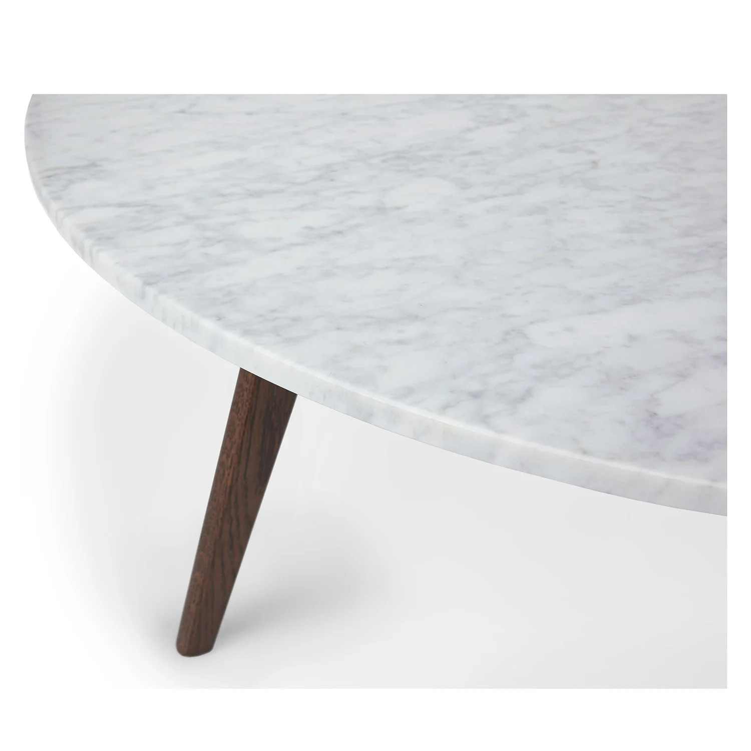 Mara 31.5" Marble Coffee Table - Walnut | Article