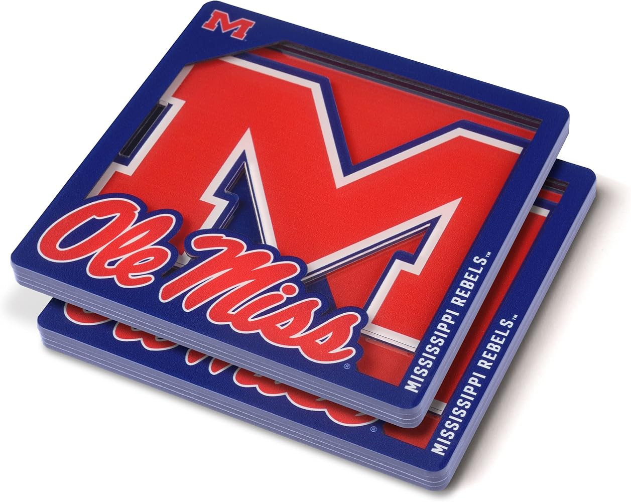 YouTheFan NCAA NCAA 3D Logo Series Coasters | Amazon (US)