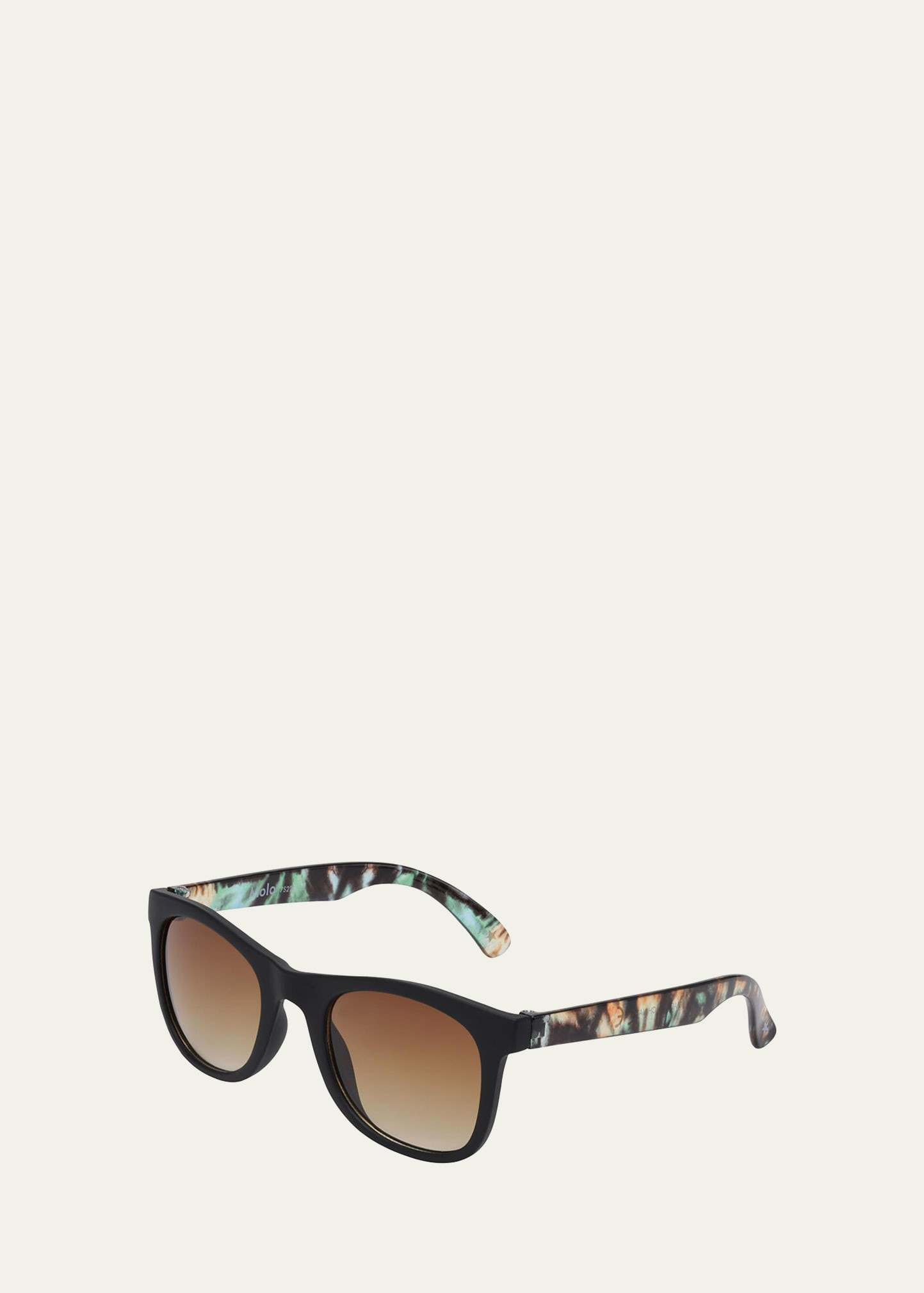 Girl's Smile Rectangle Sunglasses with Tie-Dye Temple | Bergdorf Goodman