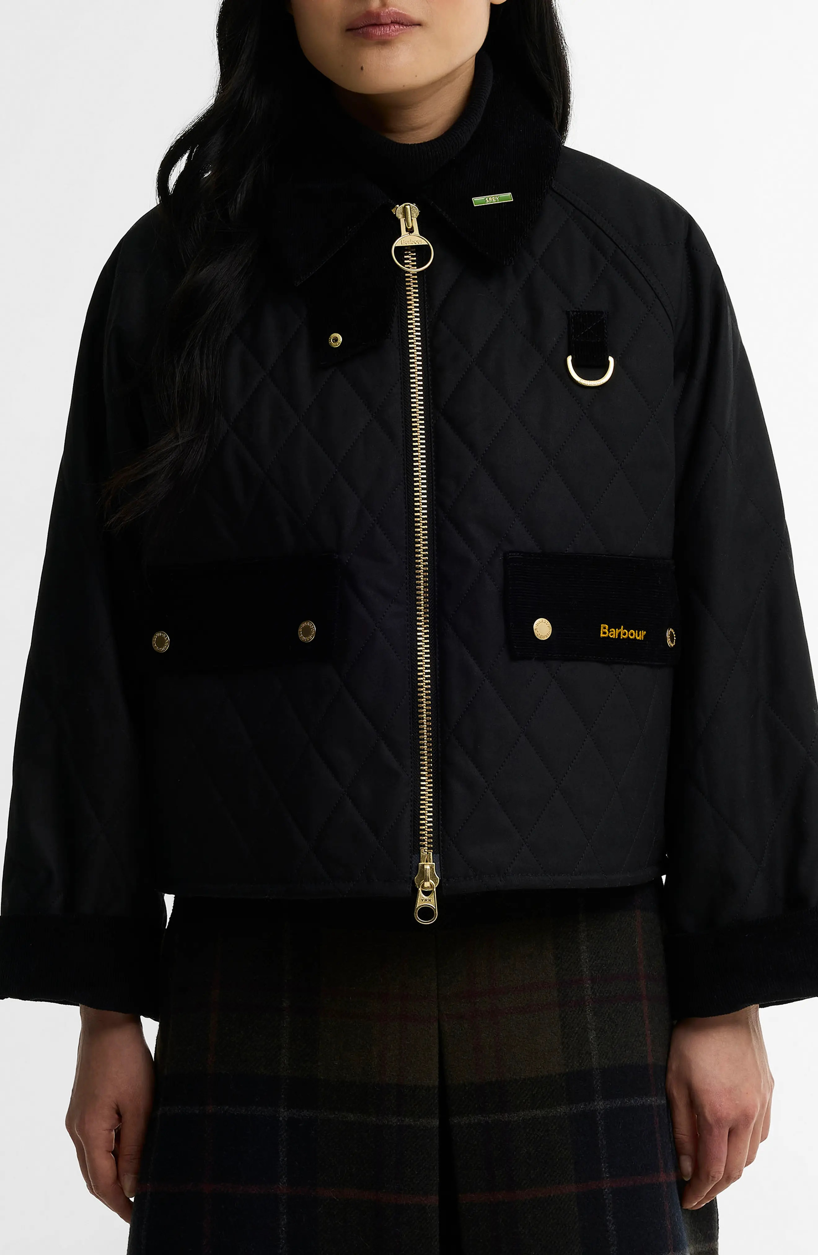 Barbour Icons Spey Quilted Waxed Cotton Jacket (Women) | Nordstrom | Nordstrom