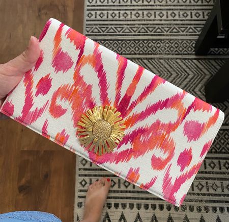 I snagged another handbag from the sale. It ends on Sunday! Summer handbag. Luxury handbag. Colorful clutch. Vacation purse. Girls night out. Accessories  

#LTKFind #LTKitbag #LTKstyletip