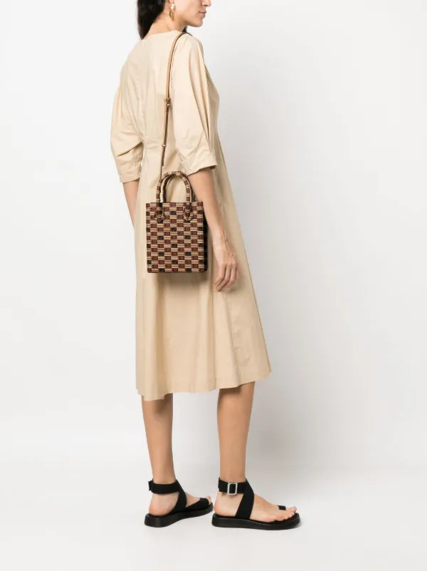 logo-print leather tote bag | Farfetch Global