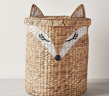 Shaped Fox Storage | Pottery Barn Kids