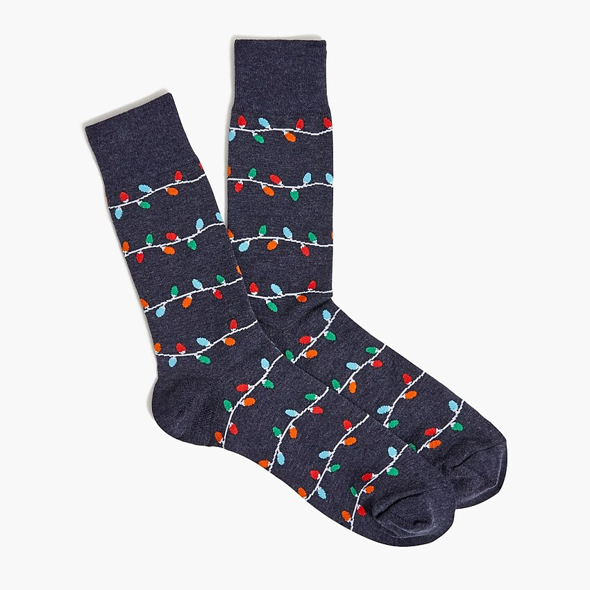 Christmas lights socks | J.Crew Factory