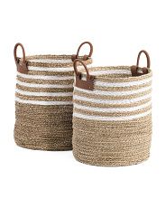 Seagrass Raffia Round Basket Collection | Home | T.J.Maxx | TJ Maxx