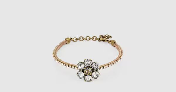 Crystal Double G  bracelet | Gucci (US)