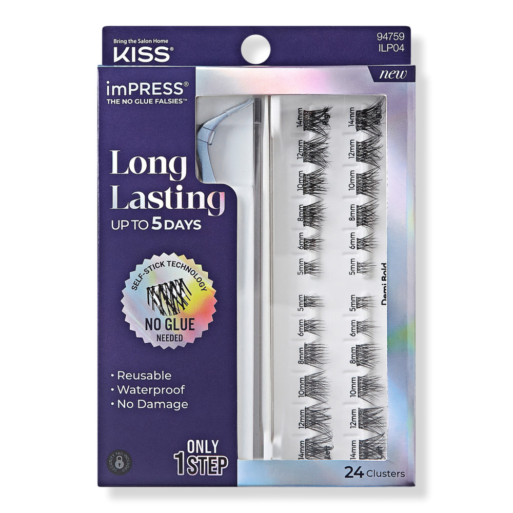 Kiss imPRESS Long Lasting Self Adhesive Eyelashes | Ulta