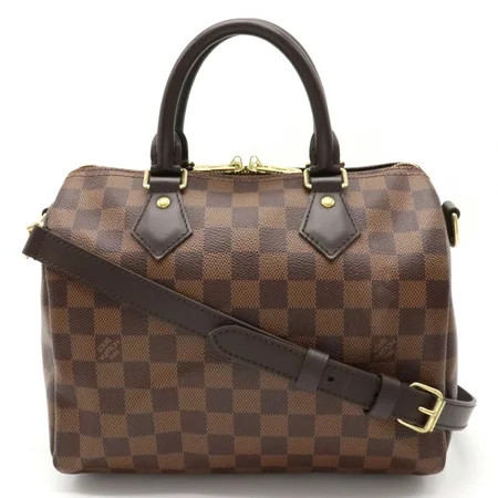 Used LOUIS VUITTON Louis Vuitton Damier Speedy Bandouliere 25 Handbag Boston Bag Shoulder N41368 | Walmart (US)