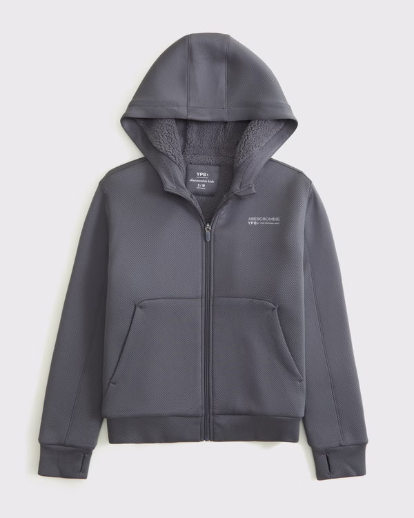 boys ypb cozy-lined full-zip hoodie | boys tops | Abercrombie.com | Abercrombie & Fitch (US)