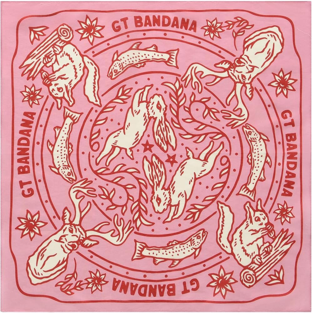 22"x22" Forest Animal Cotton Bandana Multi-Purpose Headbands | Amazon (US)