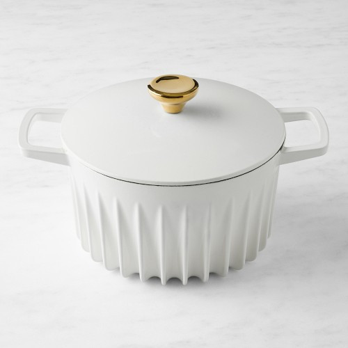 FIREUP Enameled Cast Iron Dutch Oven, 5 1/2-Qt., White | Williams-Sonoma