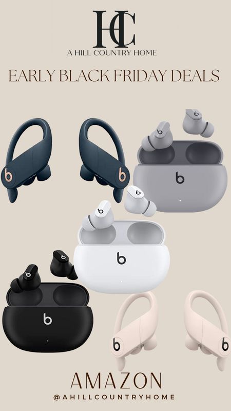 Early black Friday sale on beats earbuds!! 

Follow me @ahillcountryhome for daily deals! 

Beats Studio buds, power Beats Pro earbuds, Amazon find, Amazon deals, early Black Friday deals, gift guide 

#LTKSeasonal #LTKsalealert #LTKstyletip