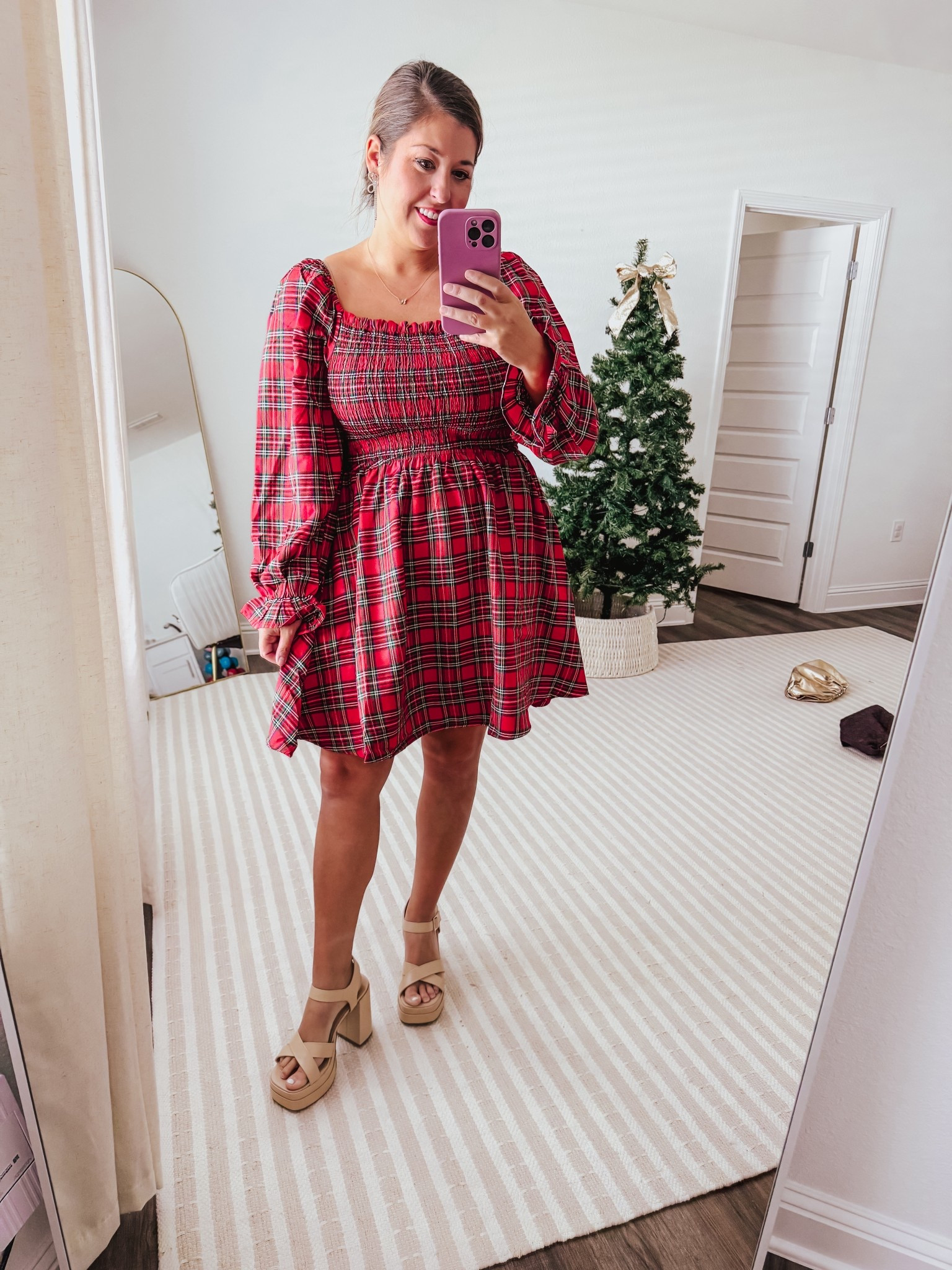Plaid dress, holiday outfit, Christmas dress, holiday family photos 

Wearing large 

#LTKFindsUnder50 #LTKSeasonal #LTKHoliday