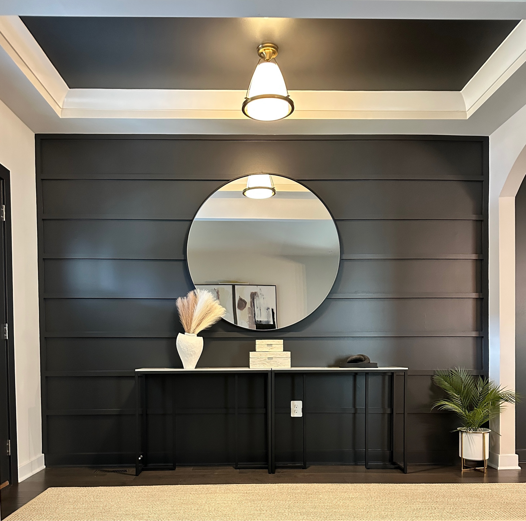 Snag this stunning piece while it’s still on sale!

I’ve been updating our entryway with moody paint including painting the accent wall, baseboards, and the front door.  This sleek new console table was the perfect luxe-for-less find to elevate this space even more!

#LTKFallSale #LTKHome #LTKSaleAlert