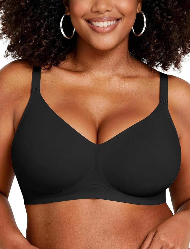 OEAK Women Wireless Jelly Bra Supportive Convertible Tshirt Bras | Amazon (US)