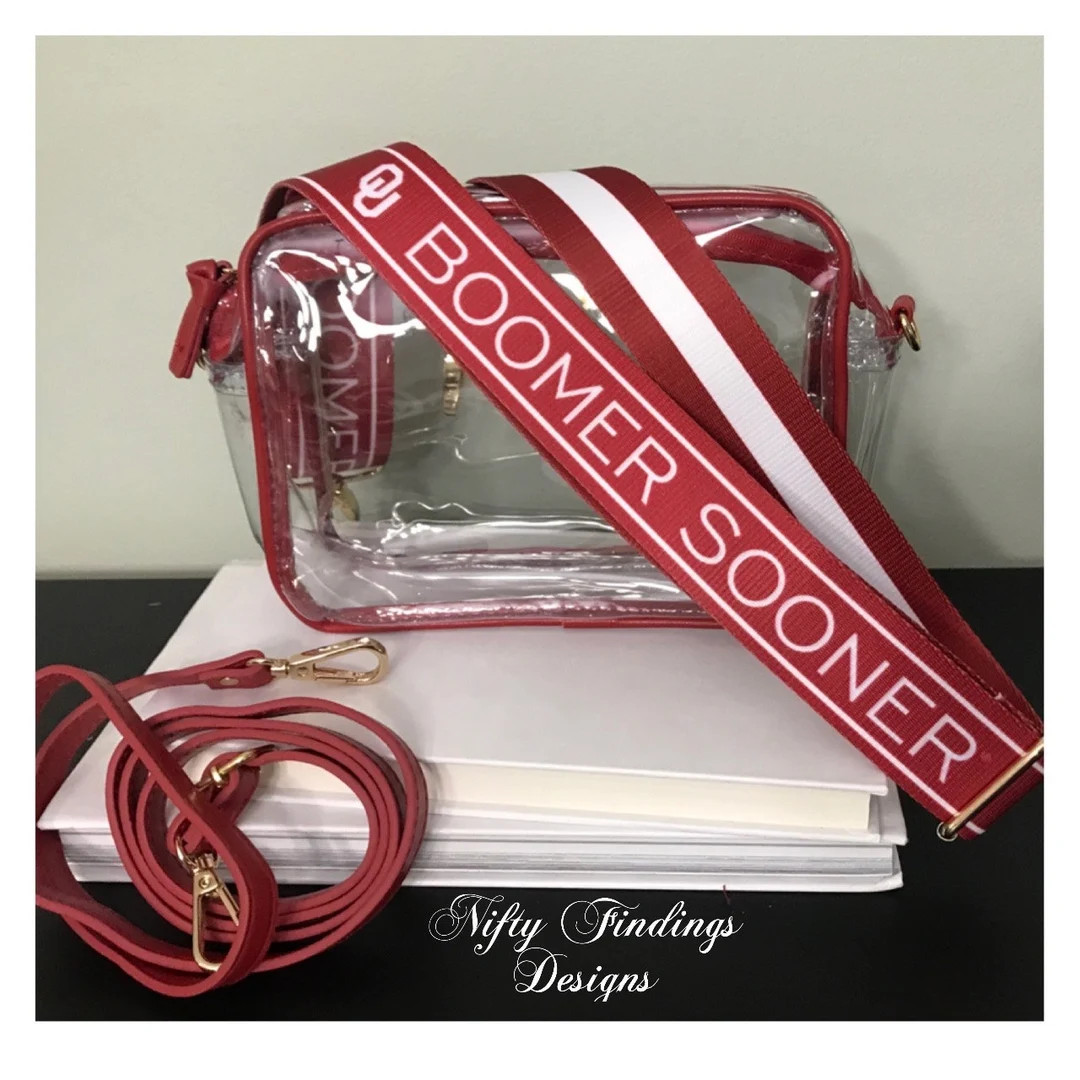 Clear Stadium Approved Tote Bag OU Boomer Sooner Clear - Etsy | Etsy (US)