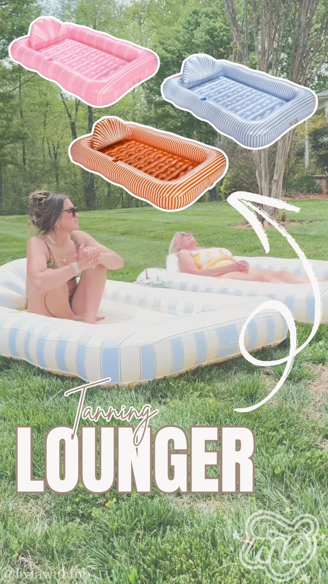 Mine & Deej’s tanning loungers from Funboy on Amazon!

#LTKSeasonal #LTKdayinmylife #LTKSwim