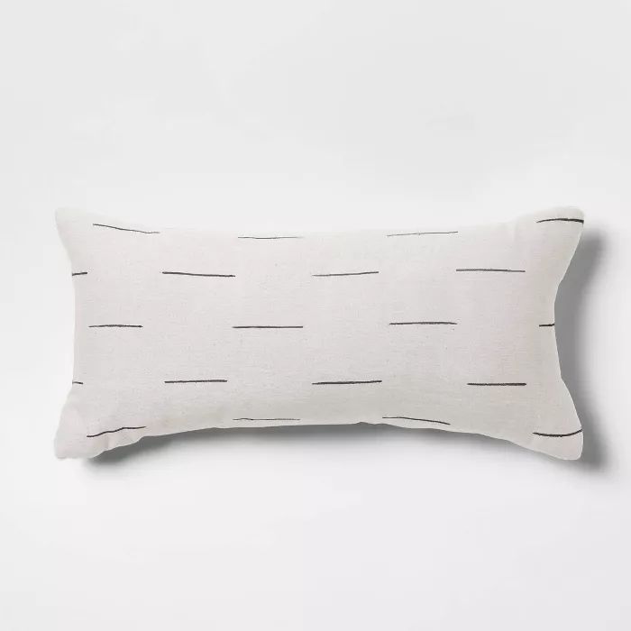 Silk Blend Dash Oversize Lumbar Throw Pillow - Project 62™ | Target