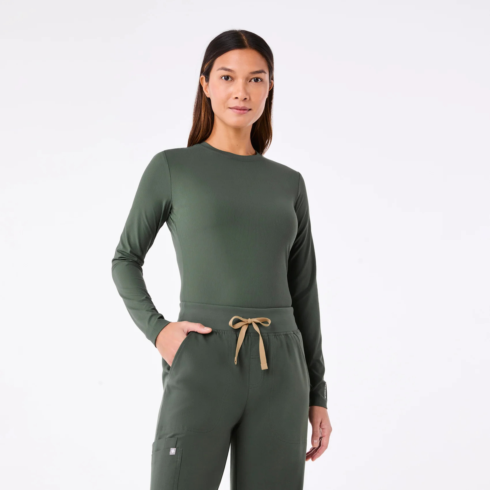 Ribbed Longsleeve Underscrub | FIGS