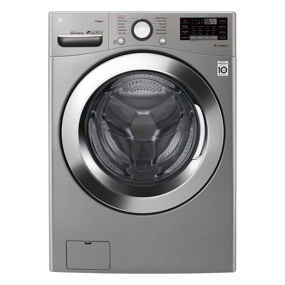 LG WM3700HVA 4.5 cu. ft. Ultra Large Smart wi-fi Enabled Front Load Washer Graphite Steel - 7'10" x  | Bed Bath & Beyond