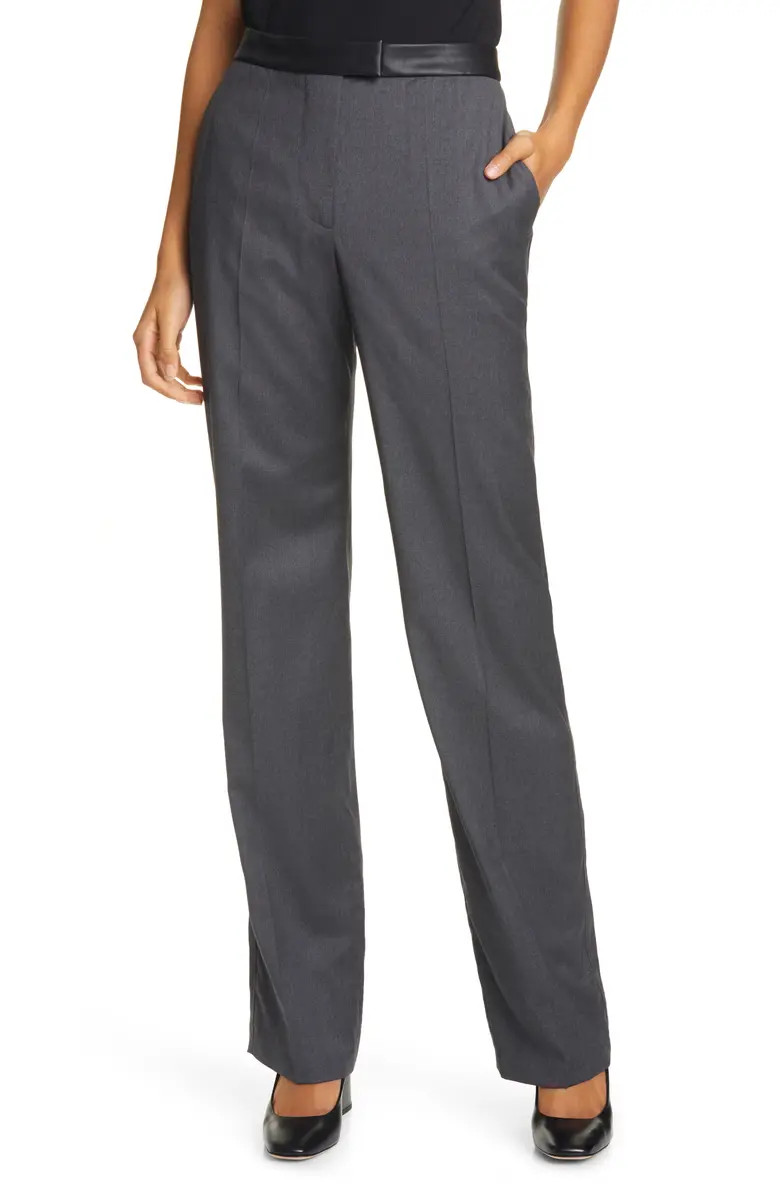 BOSS Tessana Stretch Wool Pants | Nordstrom | Nordstrom