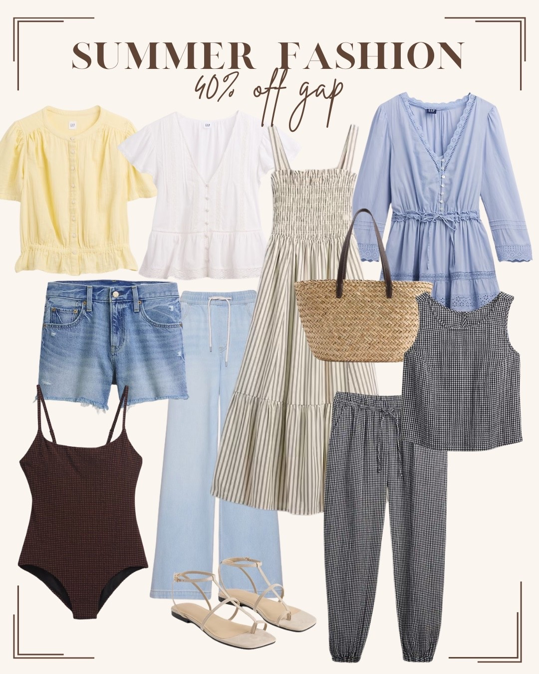 Spring and summer outfits // gap // summer dresses // vacation outfits

#LTKSeasonal #LTKSaleAlert