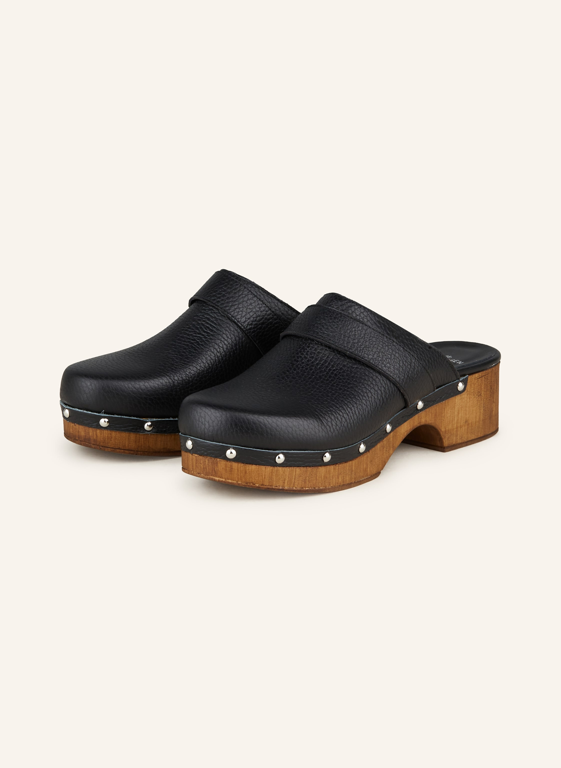 COPENHAGEN Clogs mit Nieten in schwarz | Breuninger (DACH)