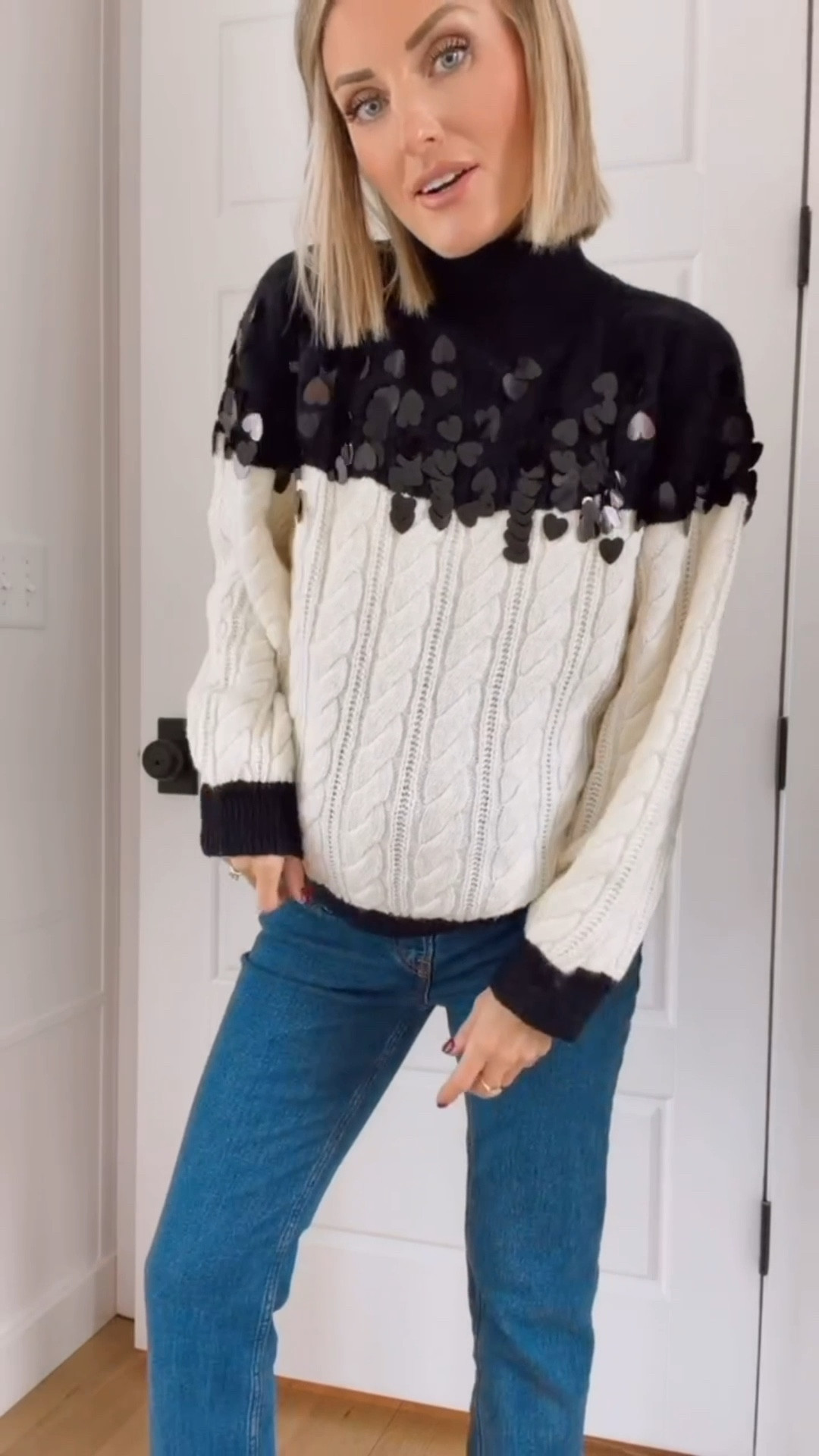 This heart sweater would be perfect for Valentine’s Day! It would be so cute paired with a sequin skirt or black slip skirt!

Loverly Grey, Anthropologie, Valentine’s Day outfit ideas, Valentine’s Day outfit inspo, vday outfit ideas, vday outfit inspo 

#LTKootd #LTKSeasonal