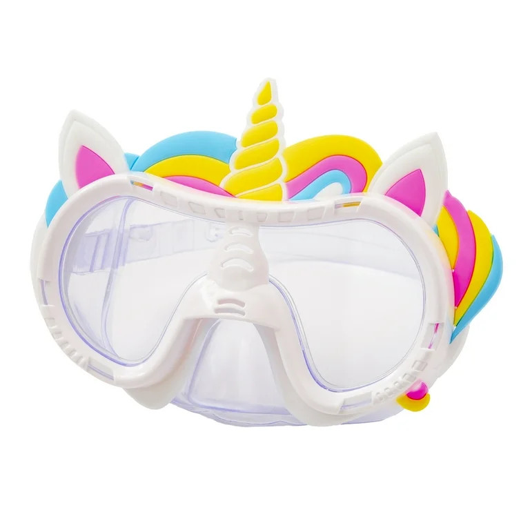 EyePop Unicorn Swim Mask Goggle for Children, Multi-Color, Unisex | Walmart (US)