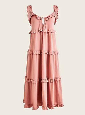 J. Crew Tiered Knit Keyhole Maxi Dress - Size S  (but is big) - NWT  | eBay | eBay US