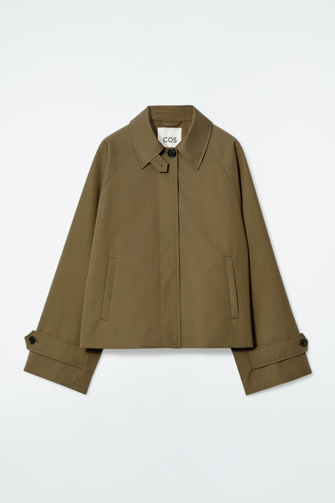 SHORT TWILL TRENCH COAT | COS (US)