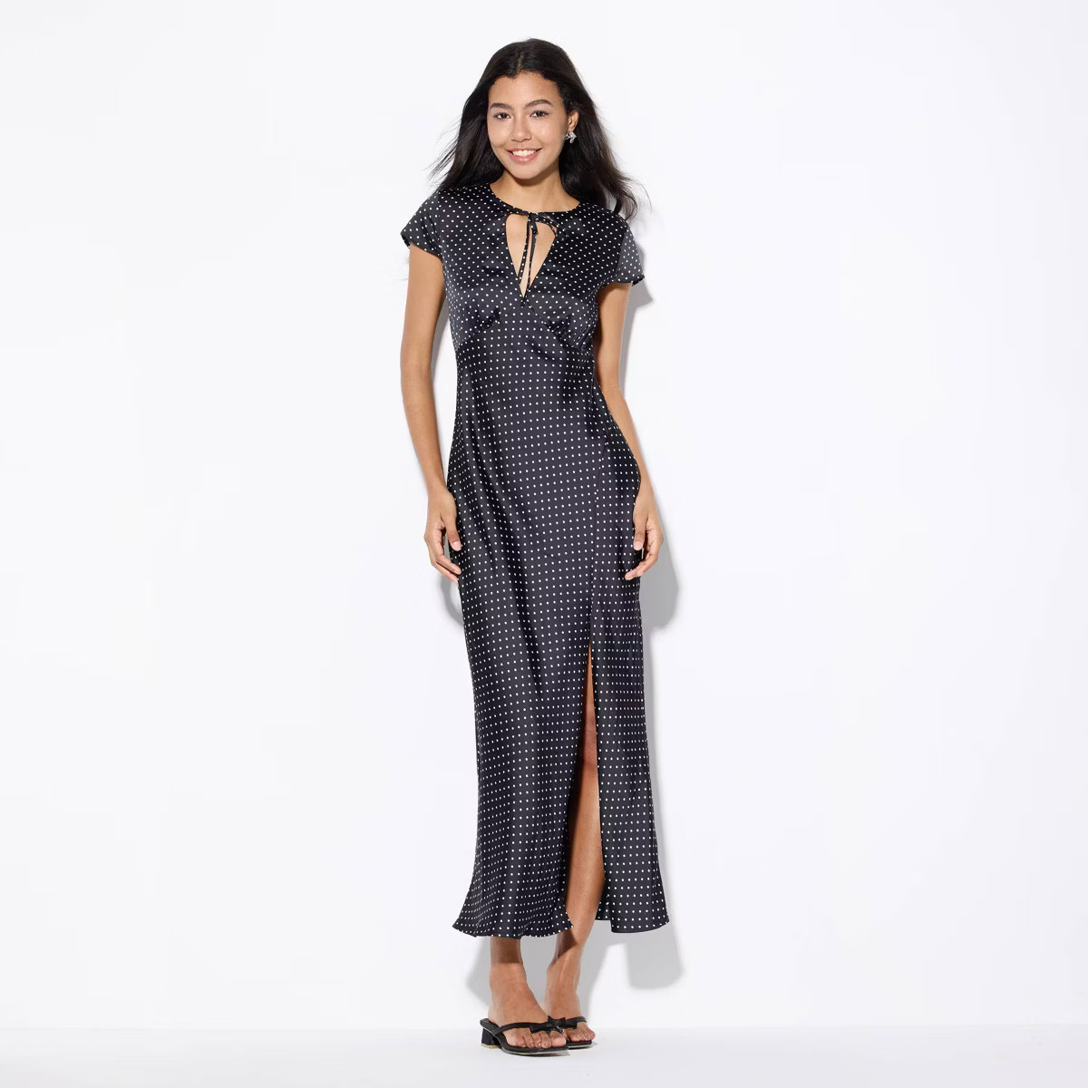 Women's Cap Sleeve Tie-Front Maxi Dress - Wild Fable™ | Target