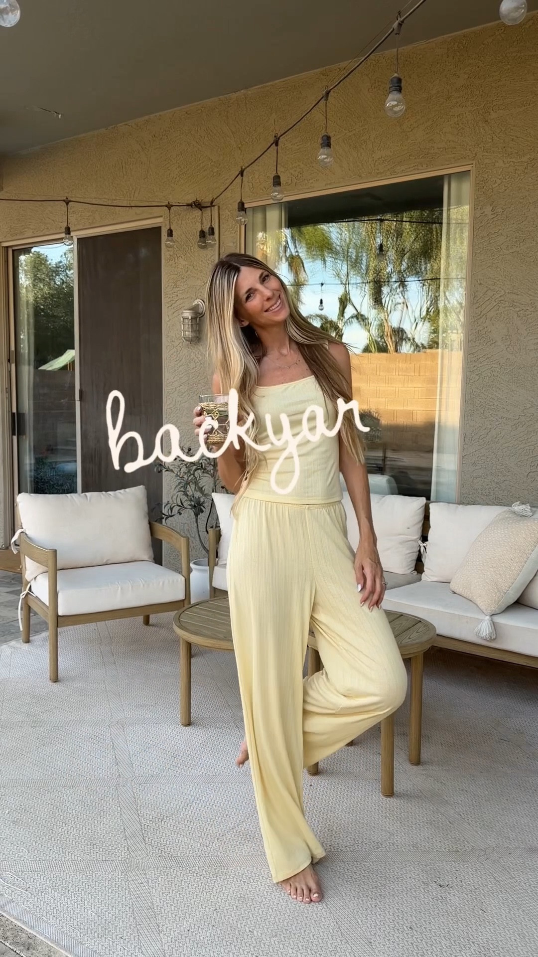 Patio happy hour 
Loungewear 
Butter yellow
Spring outfit 2026 
Target summer outfit 

#LTKdayinmylife