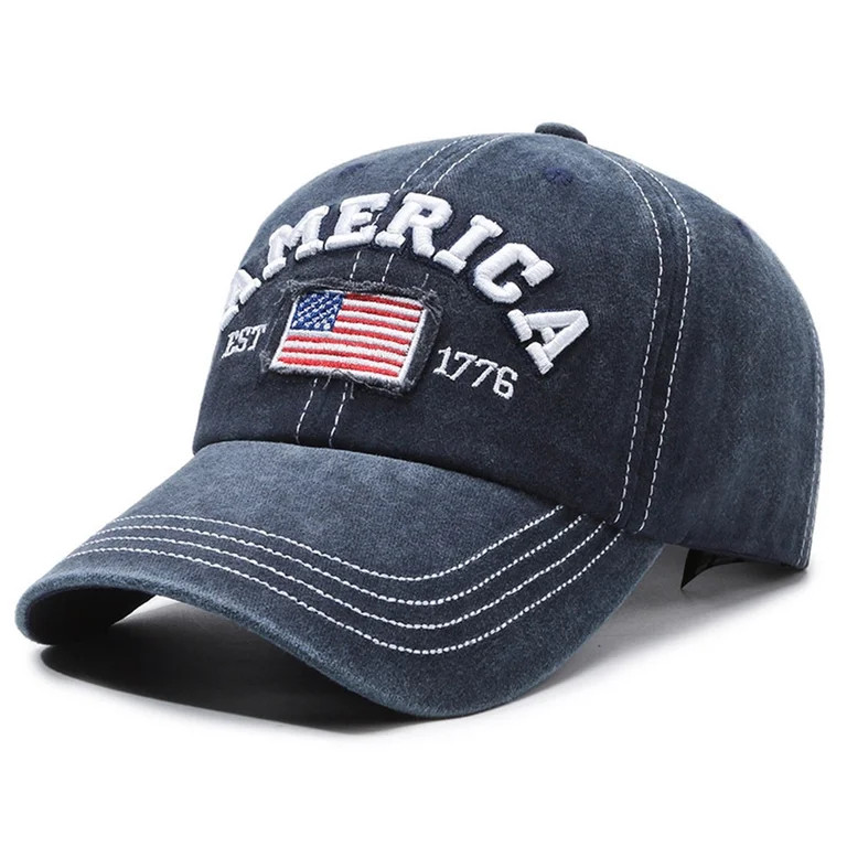 Vintage Baseball Hats American Flag Patch Breathable Mesh Classic Baseball Caps Adjust Cotton Run... | Walmart (US)