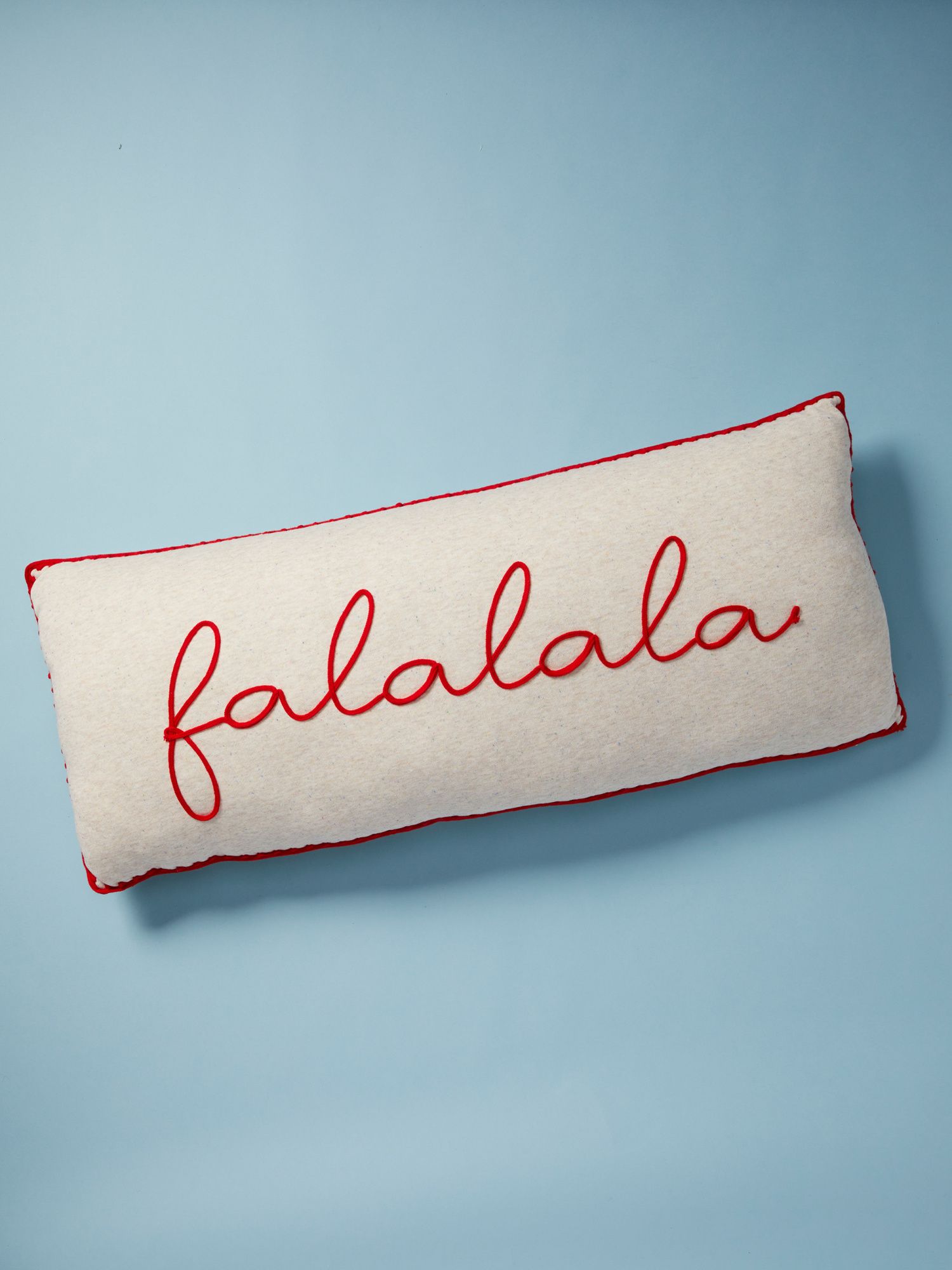 14x32 Falalala Whipstitch Pillow | HomeGoods