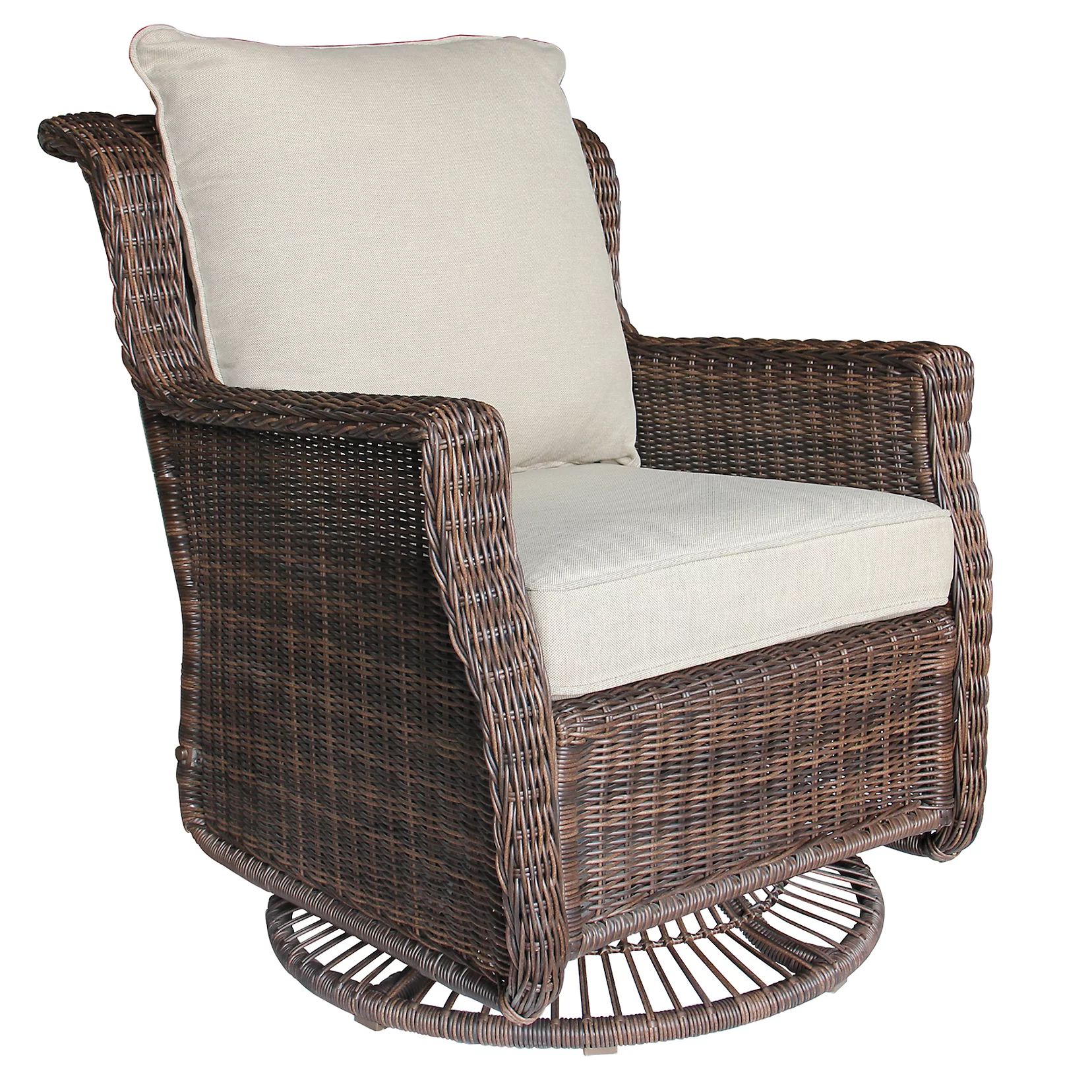 Sonoma Goods For Life® Cortena Wicker Swivel Lounge Patio Chair | Kohl's