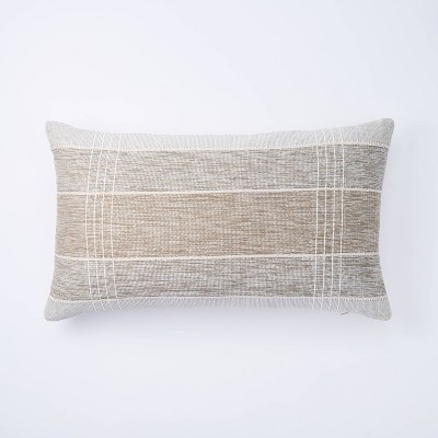Lumbar Two Tone Textured Pillow Green - Threshold™ designed with Studio McGee | Target