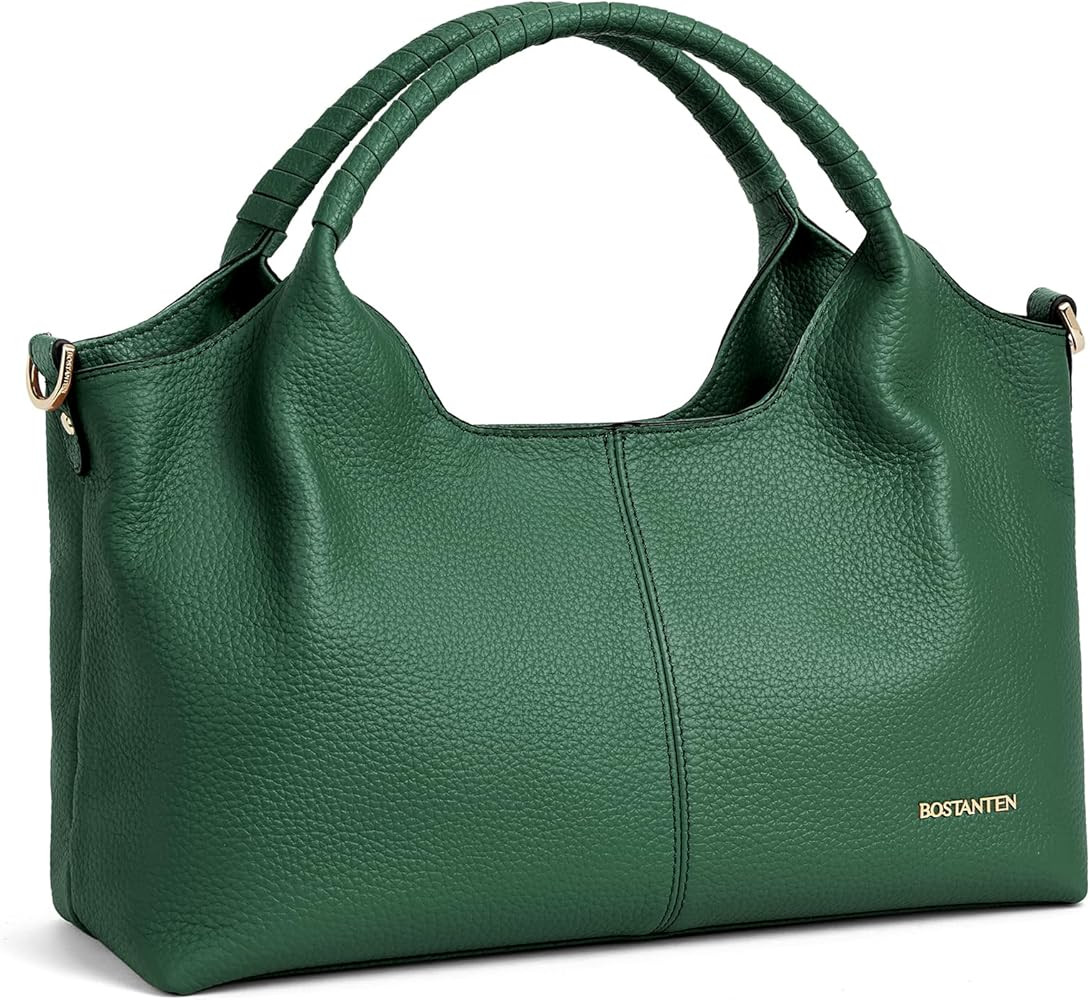 BOSTANTEN Genuine Leather Purses for Women Designer Handbags Crossbody Shoulder Bags Top Handle S... | Amazon (US)