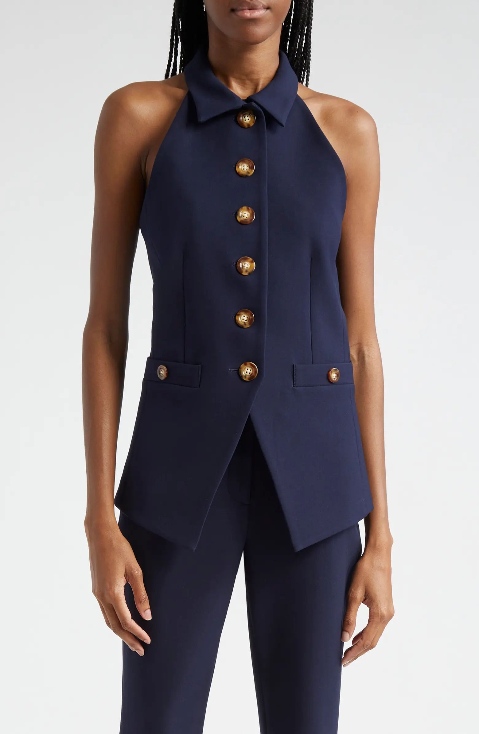 Veronica Beard Orlinda Sleeveless Vest | Nordstrom | Nordstrom