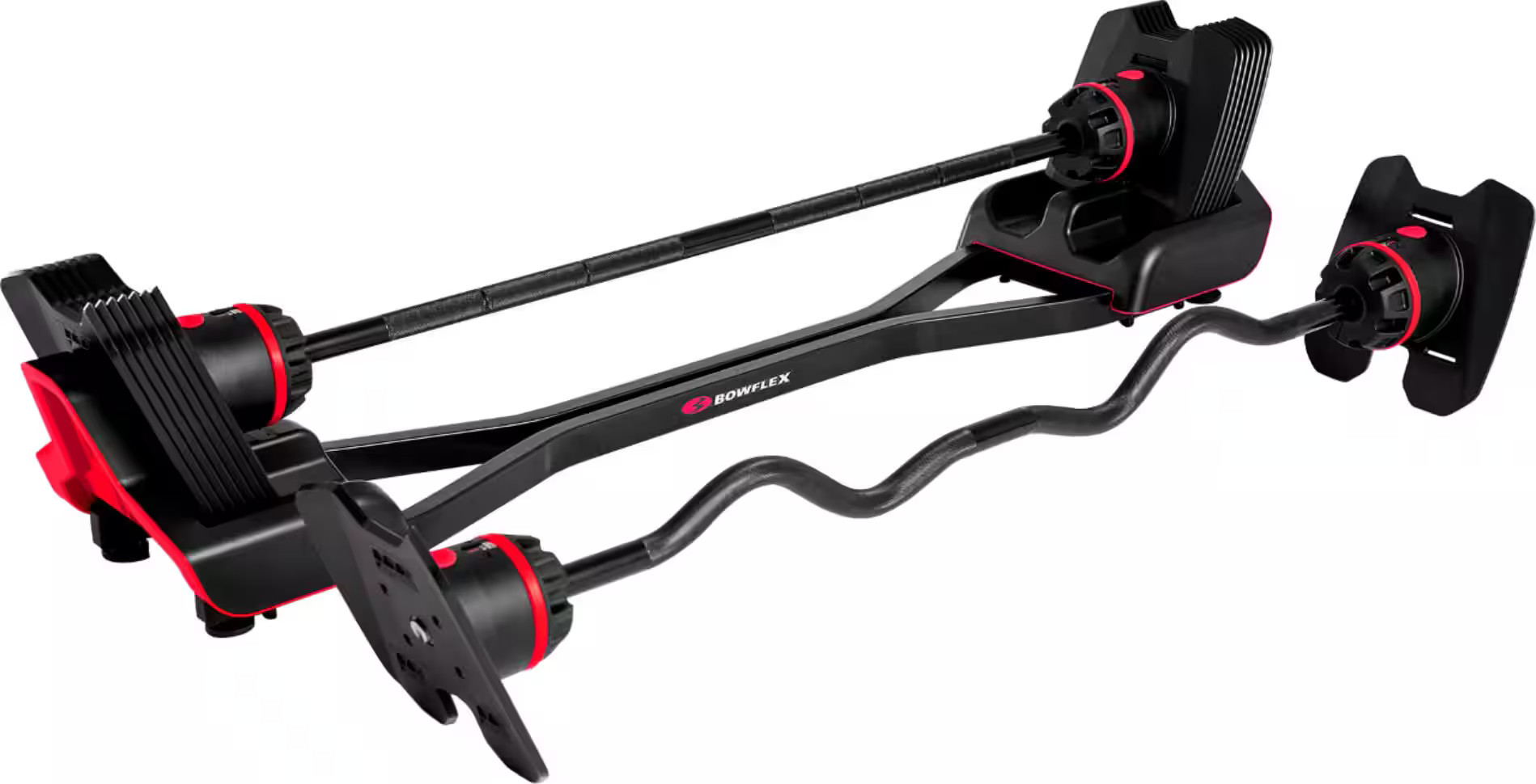 BowFlex - SelectTech 2080 Barbell with Curl Bar - Black | Best Buy U.S.