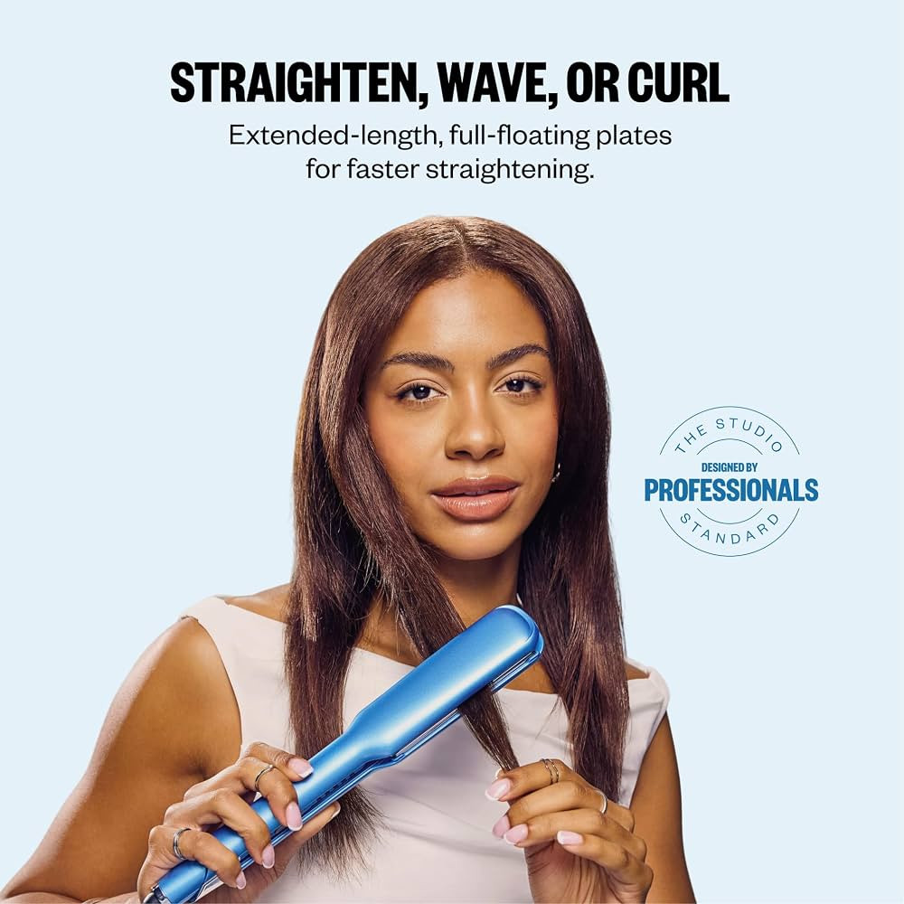 BabylissPRO Nano Titanium Ultra-Sleek Hair Straightener, Flat Iron for All Hair Types | Amazon (US)