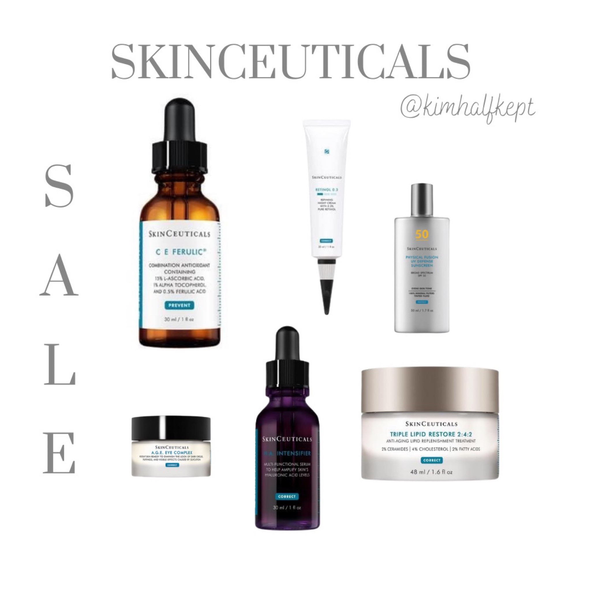 Skinceuticals sale 15% OFF 
Code SKINC15